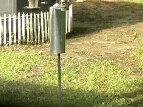 diy bird feeder squirrel baffle
