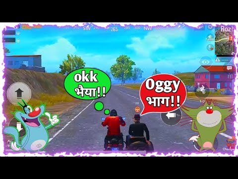 OGGY OR JACK FUNNY GAMEPLAY PUBG MOBILE!!NOOB GAMEPLAY!! PUBGMOBILE
