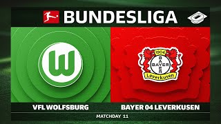 VfL Wolfsburg vs. Bayer 04 Leverkusen | Matchday 11 — Bundesliga 2025/26
