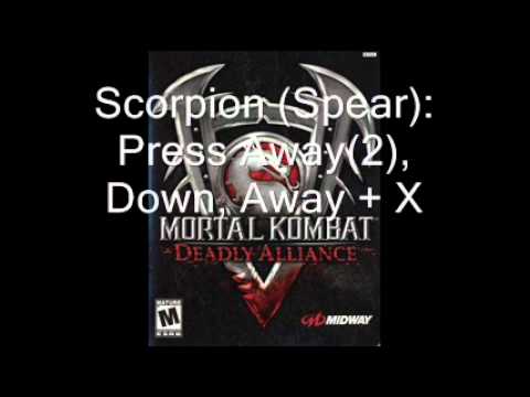 Mortal Kombat: Deadly Alliance - Fatality Codes for GameCube - YouTube