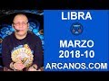 Video Horscopo Semanal LIBRA  del 4 al 10 Marzo 2018 (Semana 2018-10) (Lectura del Tarot)