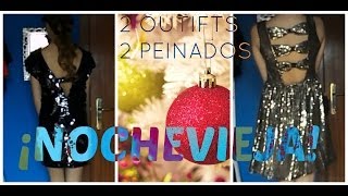 NOCHEVIEJA: 2 OUTFITS, 2 PEINADOS, 1 MAQUILLAJE ♥NAVIDAD♥ | SIILVIA123BELLA