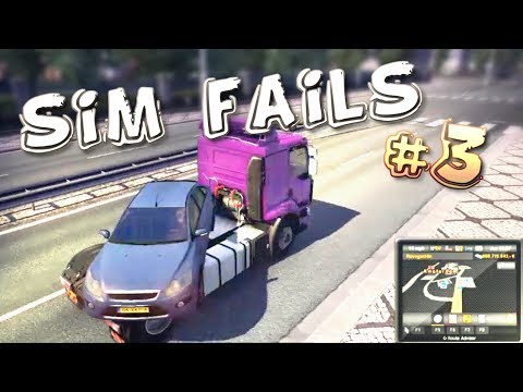 Simulation Games FAILS Compilation #3 (ETS2, ATS, OMSI2, BeamNG)