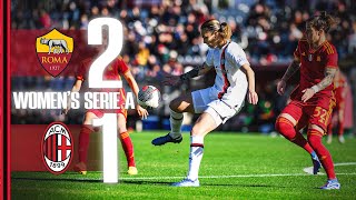 Rossonere's away defeat at Tre Fontane | Roma 2-1 AC Milan | Highlights Women’s Serie A