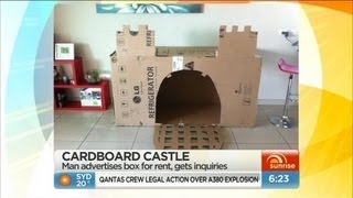 Sunrise - Rent a cardboard castle