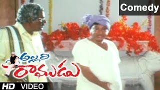 Allari Ramudu Movie Scenes  Comedy With M.S.Narayana