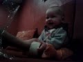 Laughing Baby. Funny sticky tape