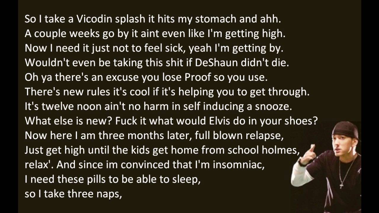 ... into a manic state im a deja vu by eminem lyrics ja eminem vu song vu