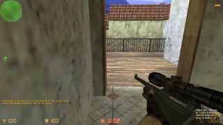 Counter Strike 1.6 -  de_inferno - 3 Cool awp headshots 1v4