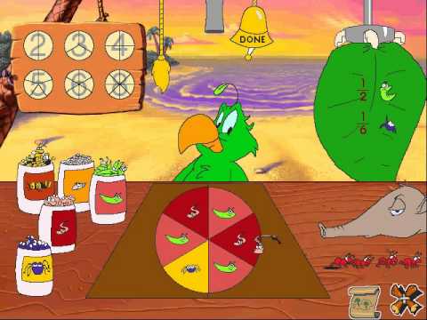 Reader Rabbit Math 6-9 - Part 1: Shipwrecked on Pirate Island - YouTube