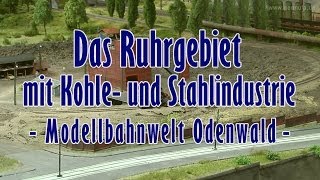 Das Ruhrgebiet mit Kohle- und Stahlindustrie