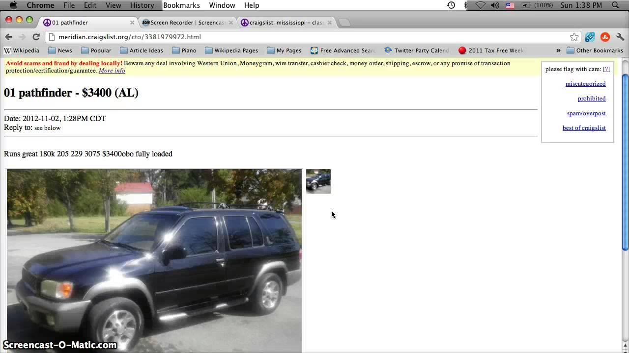 Craigslist Meridian MS Used Cars and Trucks - For Sale by ...