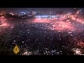 Egypt\'s President Mohamed Morsi wants to open a real and serious national dialogue.
It was announced to the media as hundreds of thousands of Morsi\'s supporters and opponents rallied across the country.
The protests were called on the first anniversary of Morsi coming to office.
Al Jazeera\'s Nicole Johnston reports from Cairo.