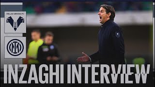 L'INTERVISTA DI SIMONE INZAGHI | H.VERONA 0-5 INTER 🎙️⚫🔵??