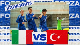 Highlights: Italia-Turchia 4-2 | Futsal | Under 19 | Qualificazioni Euro 2023
