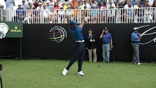 Tiger Woods slo-mo swing analysis at Cadillac