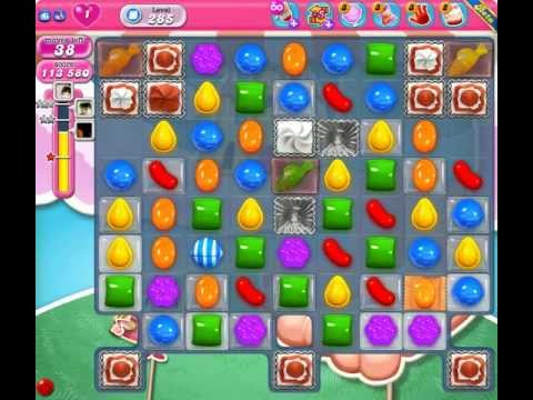 Candy Crush Saga Level 285 ★★★ - YouTube