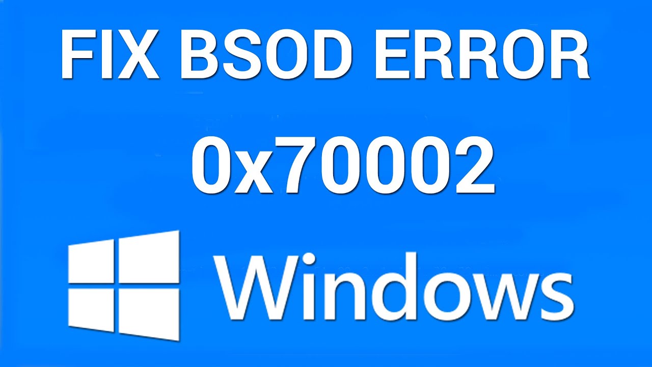 How to Fix Windows Error 0x80070002 - YouTube