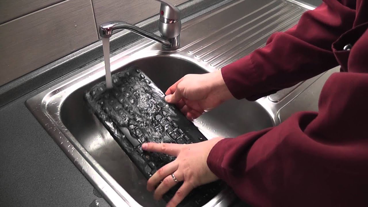 How to Clean a Keyboard Spill Logitech K360 Wireless Keyboard YouTube