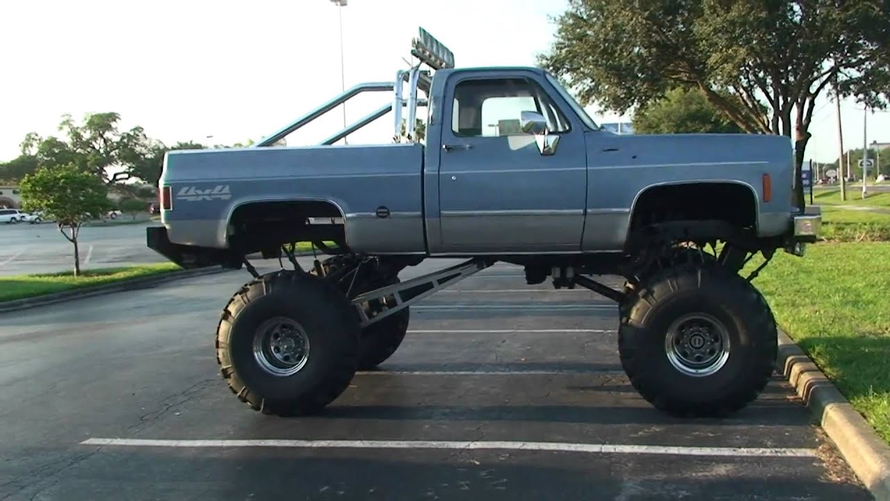 SWEET REDNECK CHEVY FOUR WHEEL DRIVE PICKUP TRUCK FOR SALE ...