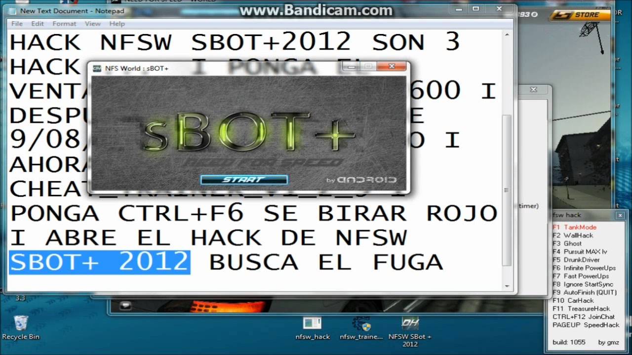 NFSW HACK PURSUIT 2012 - YouTube