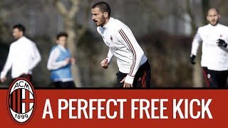 Leonardo Bonucci's perfect free kick
