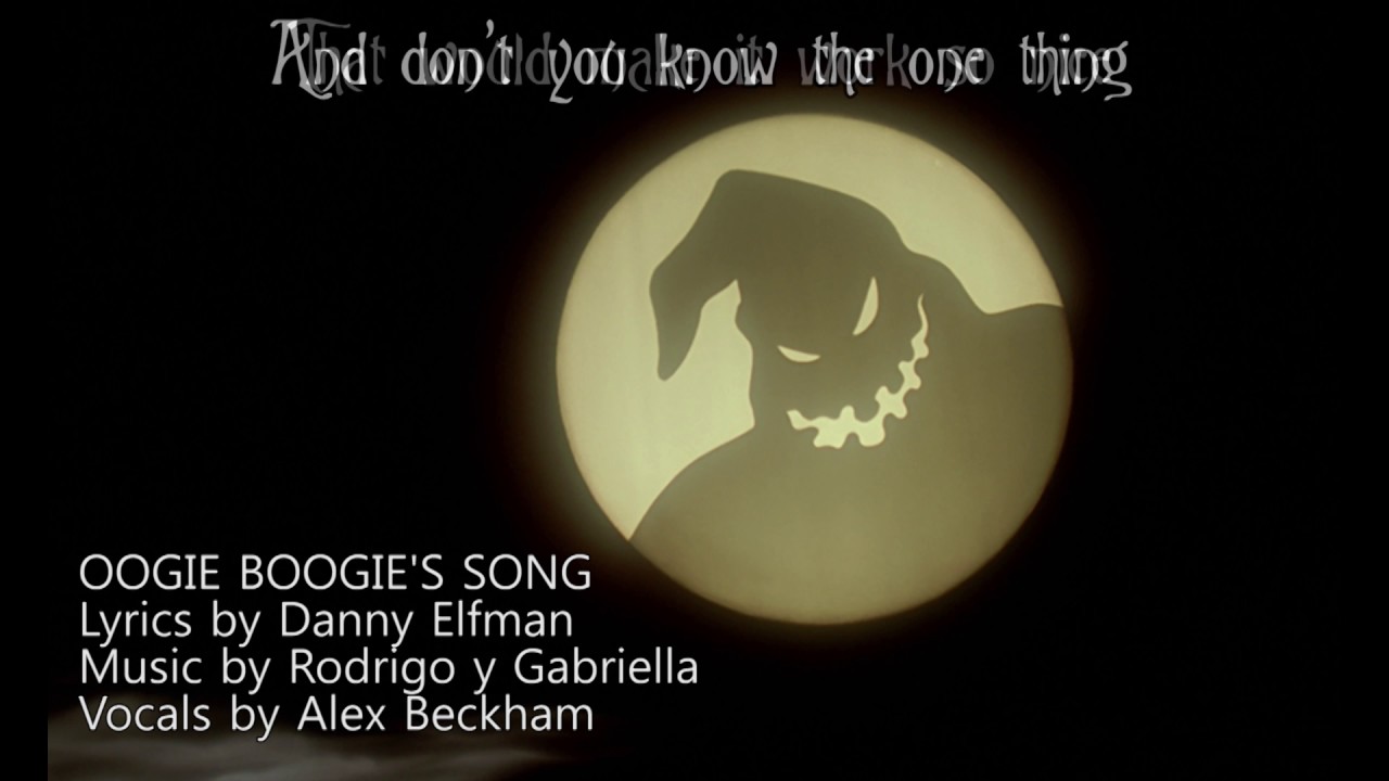 Nightmare Before Christmas Oogie Boogie's Song Man On The Internet Cov...