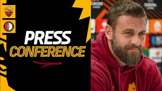 🟨? LIVE🟥?? La conferenza stampa di Daniele De Rossi e Bryan Cristante alla vigilia di Roma-Feyenoord