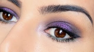 Tutorial de Maquiagem: Roxo e Verde para noite usando Pigmentos Nacionais