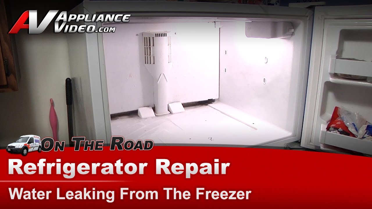 Refrigerator Diagnostic & Repair-Water leaking,Kenmore,Sears,Whirlpool