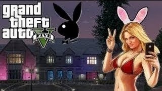 Grand Theft Auto 5: Playboy Mansion Easter Egg - Playboy Mansion Easter Egg On GTA 5
