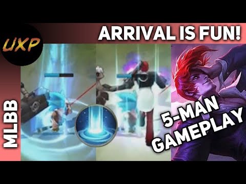 5-man ranked gameplay | Arrival is fun! | unXpected | MLBB