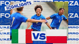 Highlights: Italia-Polonia 1-0 - Under 17 (20 aprile 2022)