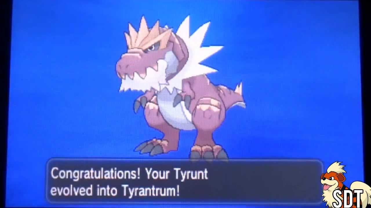 Tyrunt What Level Does It Evolve.