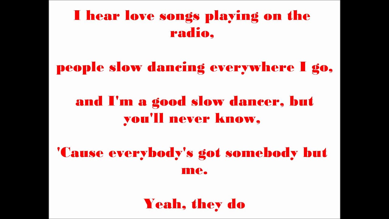 GOT SOMEBODY LYRICS got somebody lyrics: