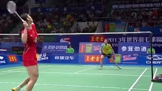 Finals - WS - Ratchanok Intanon vs Li Xuerui - 2013 BWF World Championships