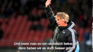 Gertjan Verbeek reagiert auf Entlassung bei Nürnberg (NL mit Untertitel)