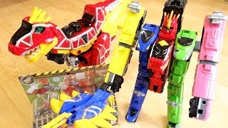 DXトッキュウオーがキョウリュウジンに変形！キョウリュウジャーレッシャー レビュー！烈車合体シリーズ トッキュウレッシャーEX トッキュウジャー