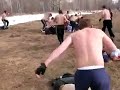 Russian streetfights Russians VS Muslims