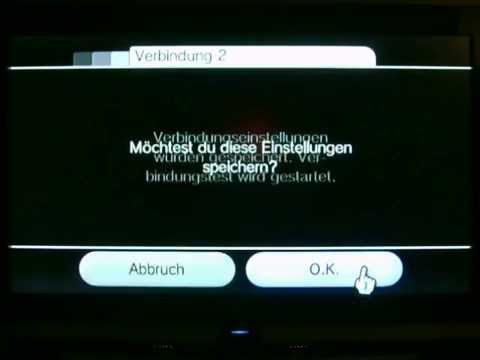 Wii per Wlan mit dem Internet verbinden - YouTube