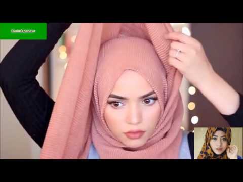 Tutorial Hijab-simple Tanpa Memakai Pin
