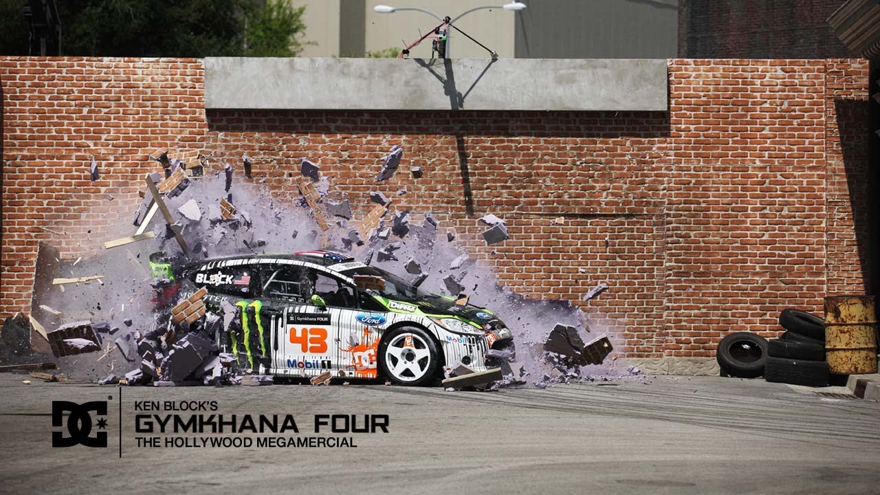 DC SHOES KEN BLOCK�S GYMKHANA FOUR; THE HOLLYWOOD DC SHOES KEN BLOCK�S GYMKHANA FOUR; THE HOLLYWOOD