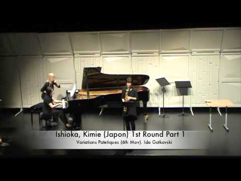 Ishioka, Kimie (Japon) 1st Round Part 1