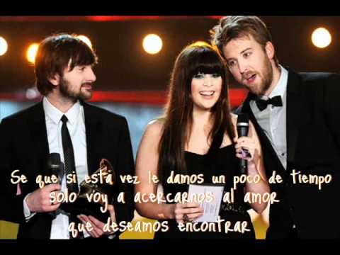 Just a kiss - Lady Antebellum [en español] - YouTube