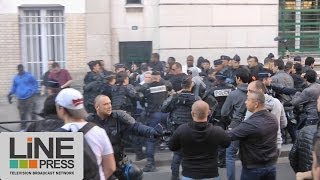 Manifestation tendue du collectif "Bring Back Our Boys" incidents / Paris - France 19 juin 2014