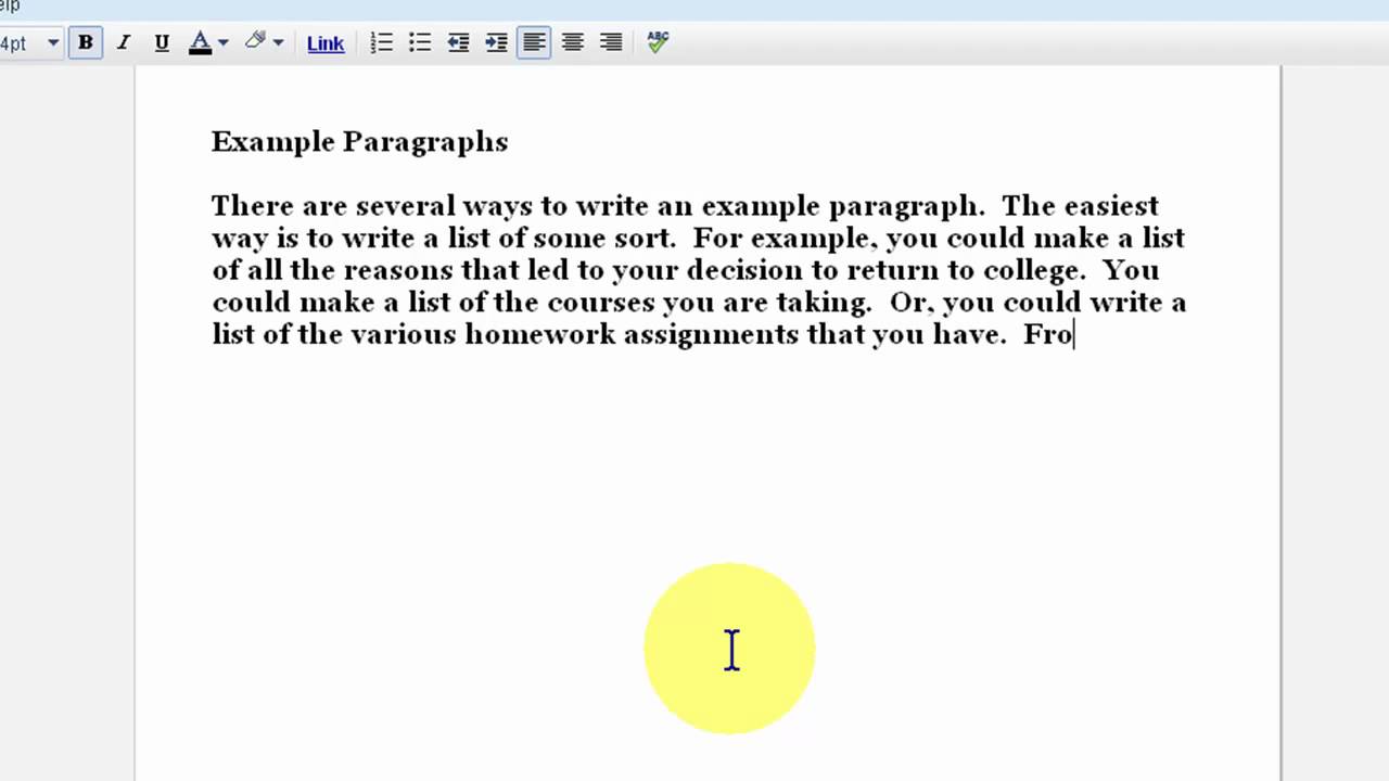 Body paragraphs of persuasive essay