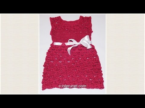 Как вязать детское платье видео урок Как вязать детское платье видео урок