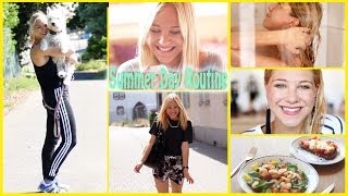 Summer Day Routine- Ein Tag in meinem Leben I Essen, Outfits, Makeup, Freunde