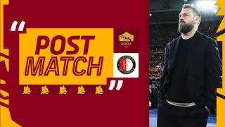 “Una vittoria ampiamente meritata” | DANIELE DE ROSSI AL TERMINE DI ROMA-FEYENOORD