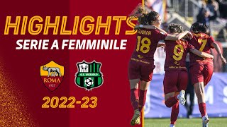 MA CHE GOL HA FATTO GIUGLIANO?? 😱😱??  Roma 5-0 Sassuolo | HIGHLIGHTS AS ROMA WOMEN